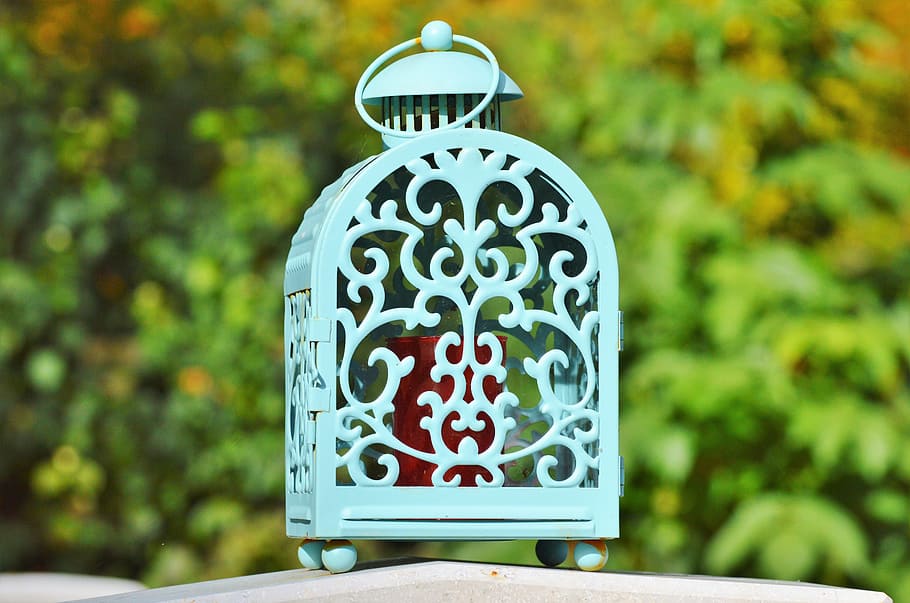 lantern, grave light, candlestick, lamp, lighting, blacksmithing HD wallpaper