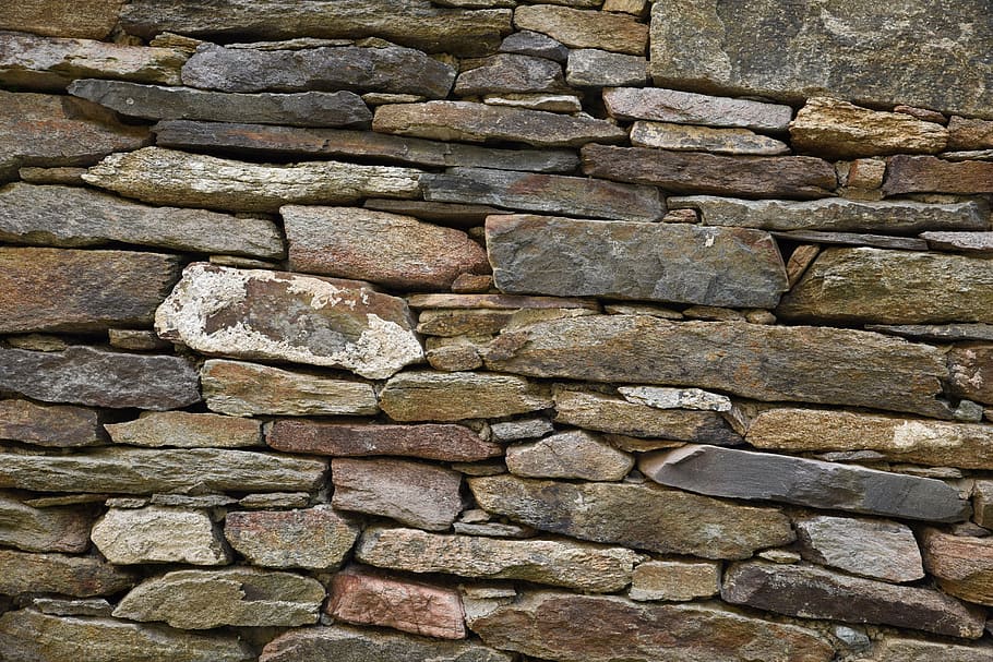 stone wall, old, stones, background, boulders, nature, texture HD wallpaper