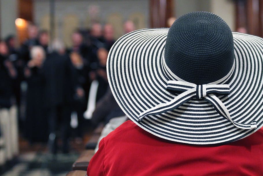 hat, concert, audience, performance, music, spectator, entertainment HD wallpaper