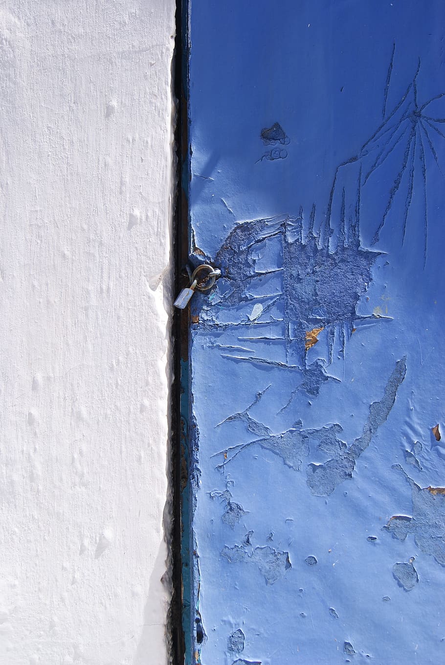 blue, paint, texture, color, pattern, backdrop, wall, grunge HD wallpaper
