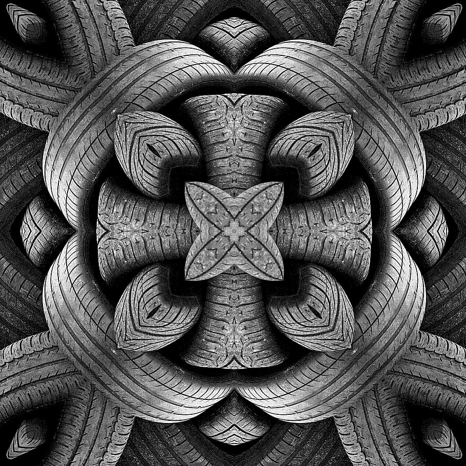 abstract, tyres, tire, pattern, tread, gray, cross, art and craft HD wallpaper