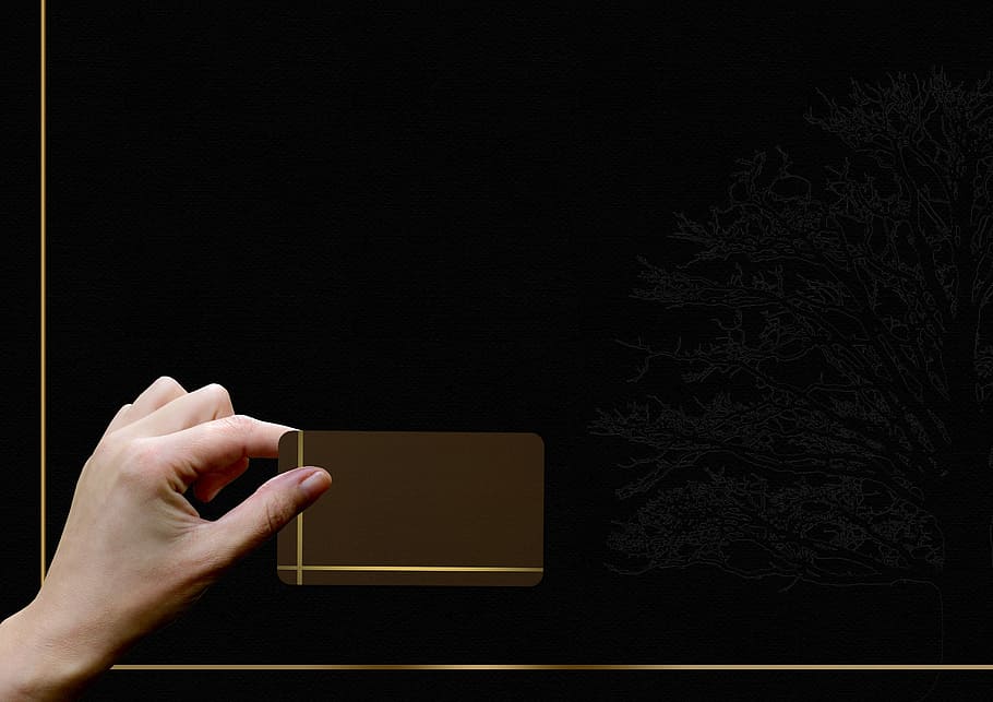 business card, hand, present, give, note, presentation, noble, HD wallpaper