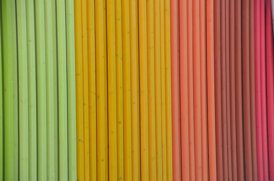 untitled, green, yellow, pink, beige, textile, colorful, boards, HD wallpaper
