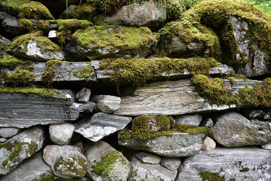 stones, stone wall, stone Material, rock - Object, architecture HD wallpaper
