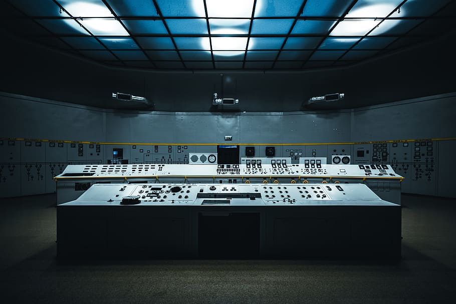 white control panel on room, building, controls, indoors, illuminated HD wallpaper
