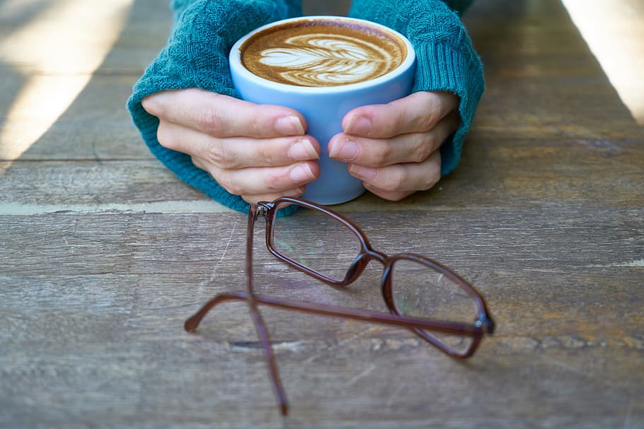 coffee, el, eyewear, caffeine, cappuccino, cup, coffee cup HD wallpaper