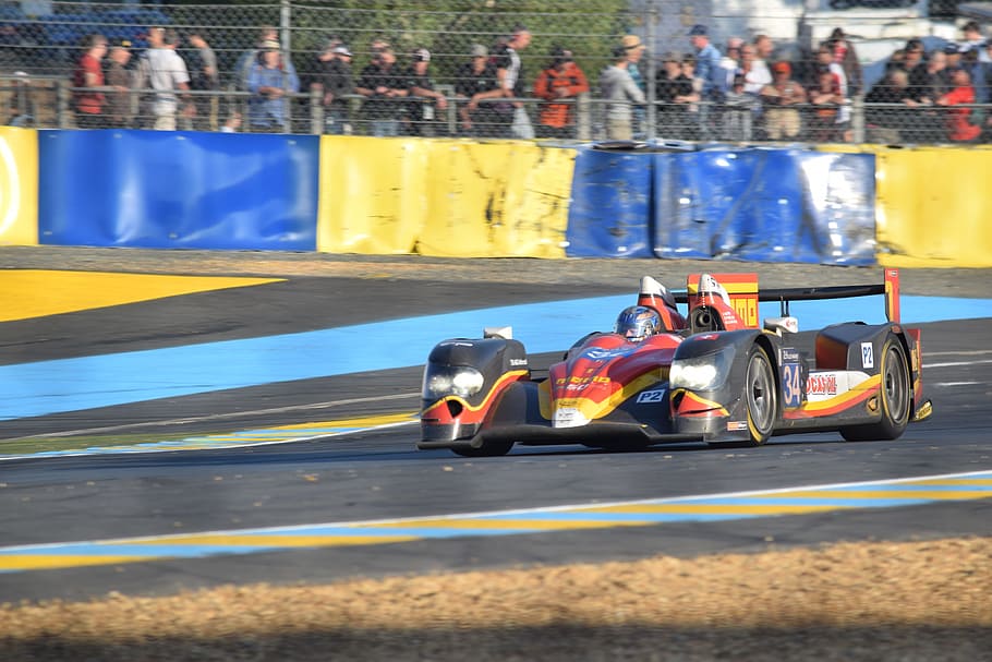 auto, racing car, car racing, speed, yellow, automotive, vehicle HD wallpaper