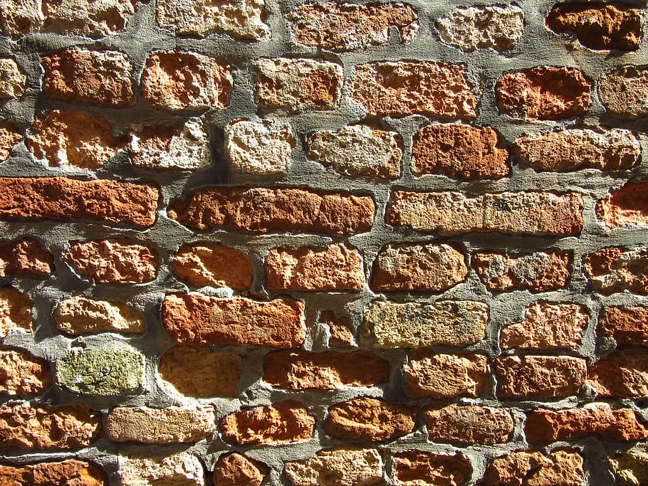 Masonry, Brick, Mortar, Texture, Pattern, background, wall HD wallpaper