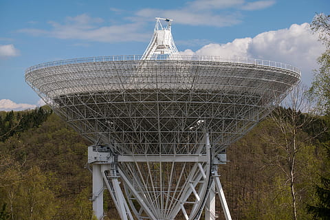 white metal tower, Radio Telescope, Effelsberg, Structure, architecture HD wallpaper