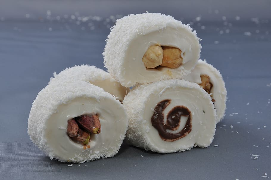 turkish delight, sultan, food, freshness, gourmet, close-up HD wallpaper