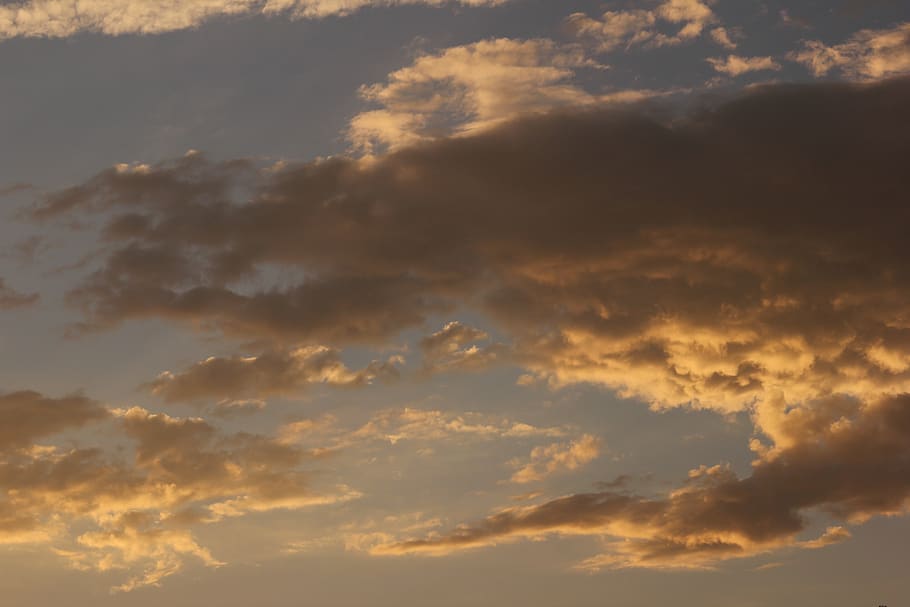 cloud, sky, sunset, golden hour, orange, cloud - sky, beauty in nature HD wallpaper