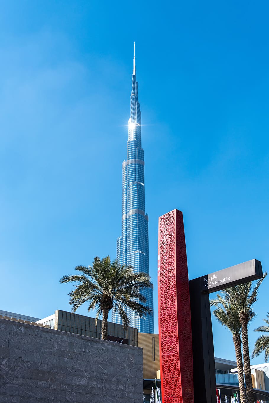 burj khalifa, dubai, modern, architecture, skyscraper, the world's tallest building HD wallpaper
