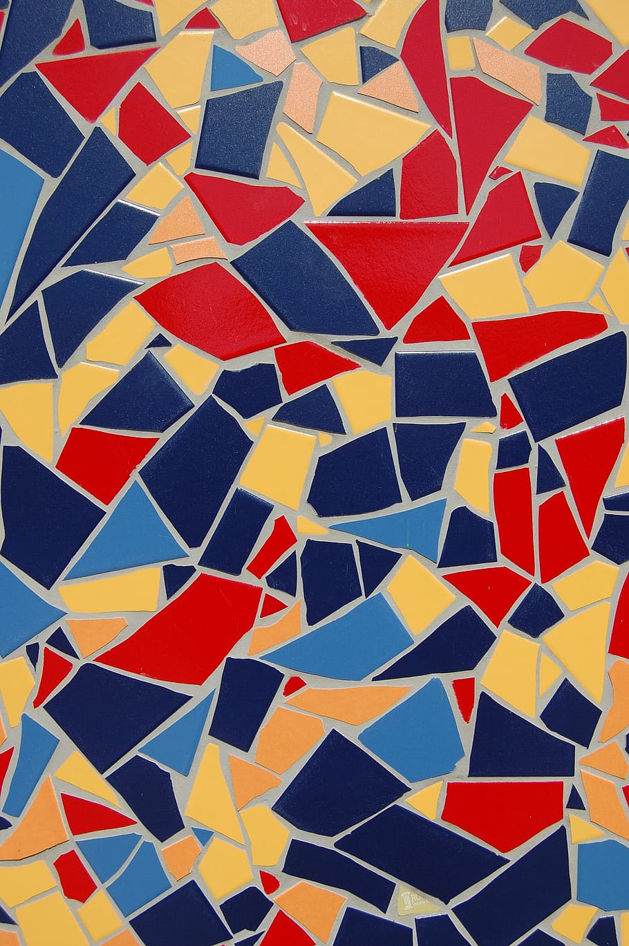 multicolored ceramic tile ground, pattern, wall, background, decorative