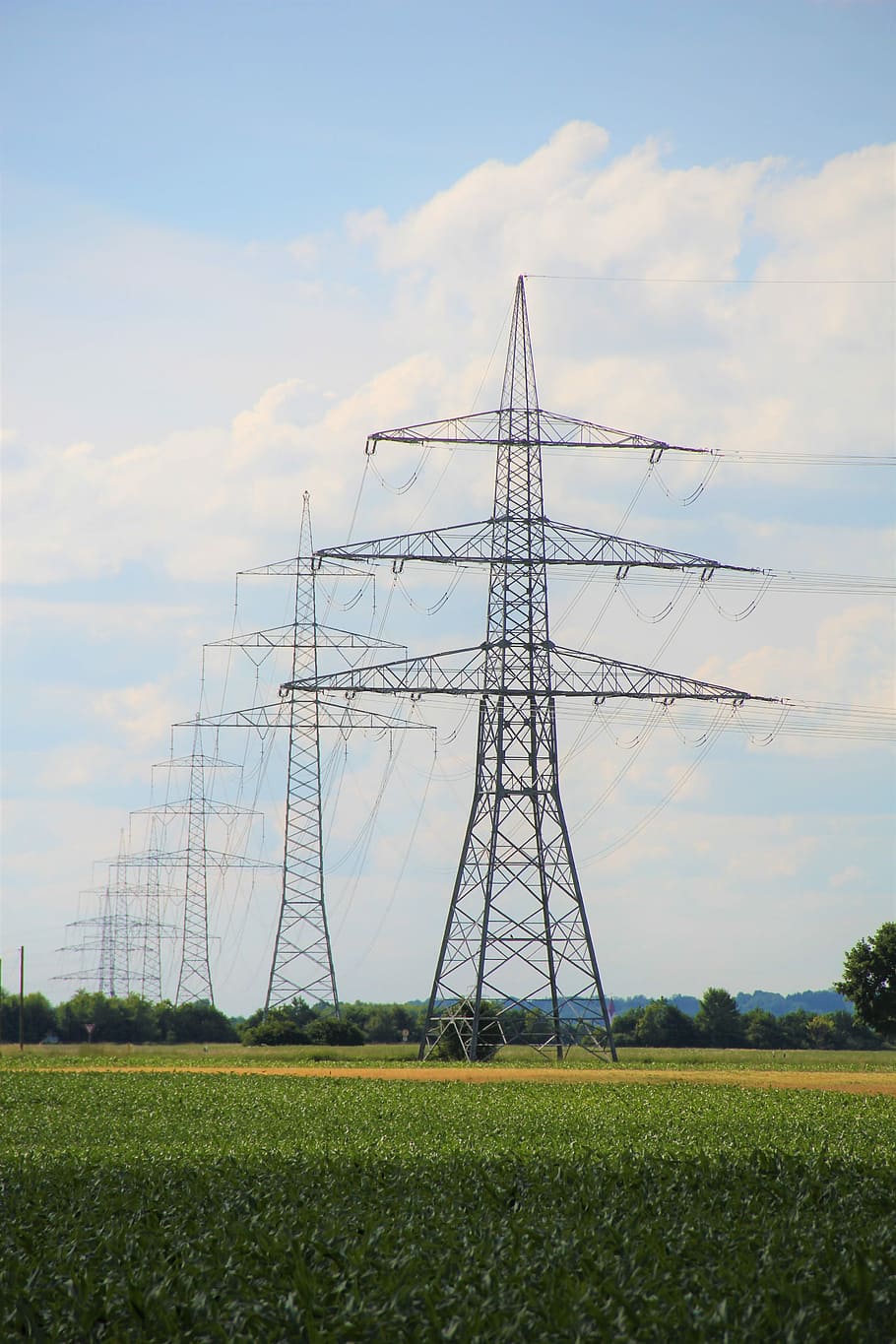 industry, sky, energy, performance, electricity, technology HD wallpaper