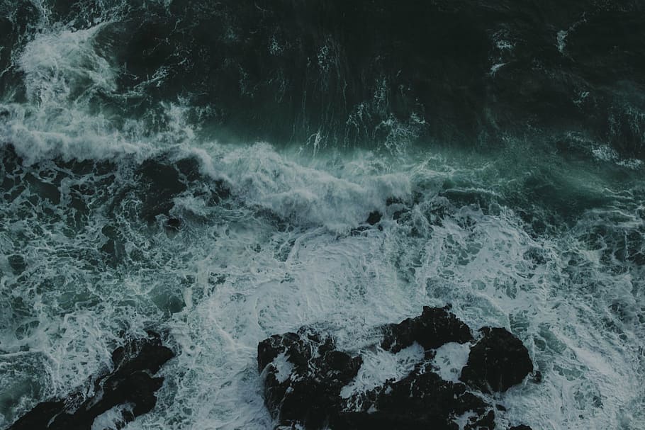 beach, cold, environment, island, motion, nature, ocean, outdoors HD wallpaper
