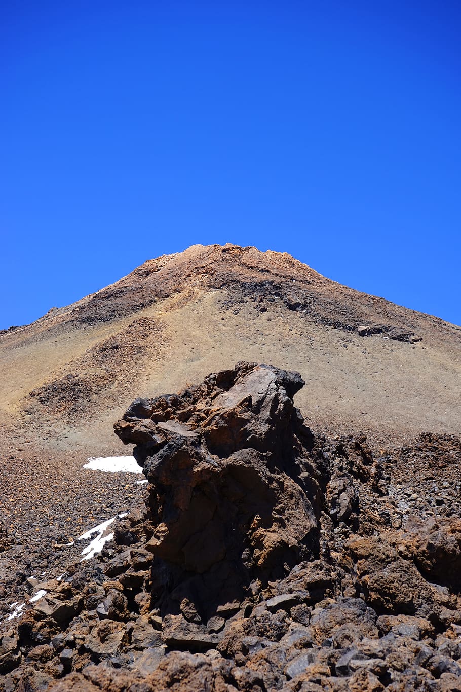 Teide, Summit, Lava Rock, lava rocks, basalt, pumice stone, HD wallpaper