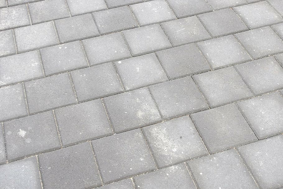 grey, bricks, background, building, pavement, road, full frame HD wallpaper
