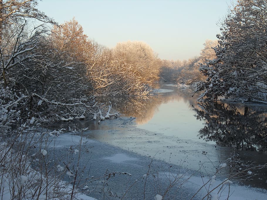 Winter, Winter, Winter Magic, Ice, Cold, winter evening, romantic HD wallpaper