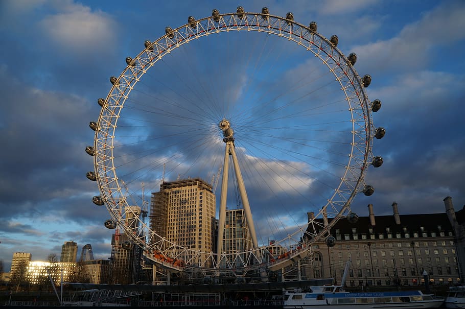 sky, travel, city, architecture, landmark, ride, tourism, structure HD wallpaper