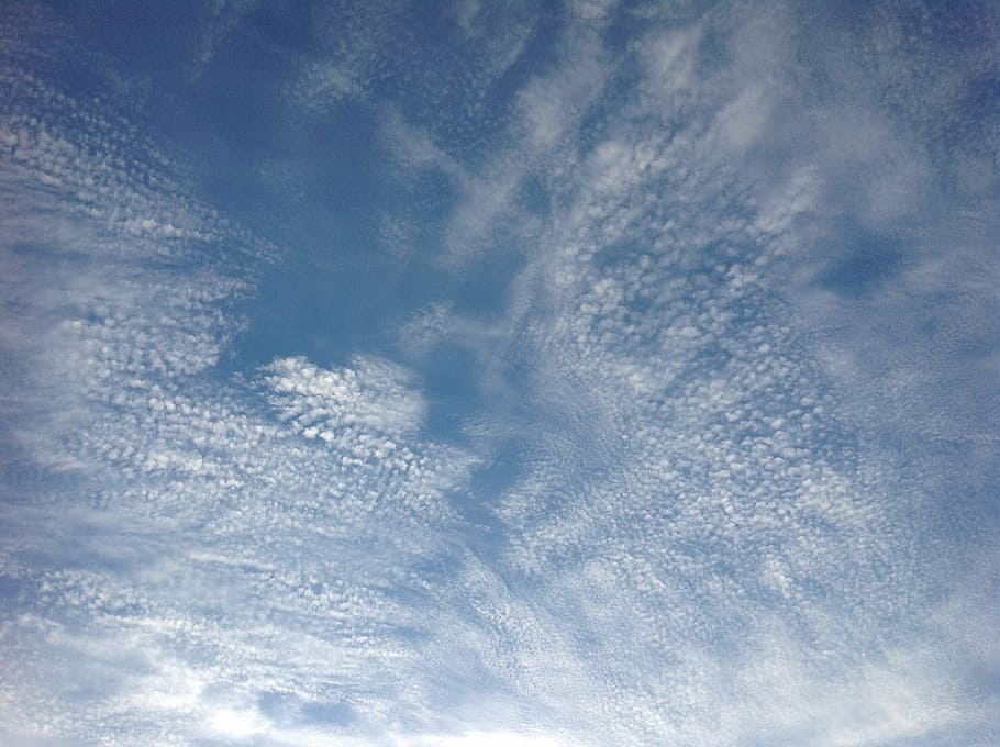 sky, clouds, blue, air, model, cloud - sky, nature, backgrounds HD wallpaper