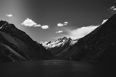 landscape photography of mountains and lake, sky, cloud, valley HD wallpaper