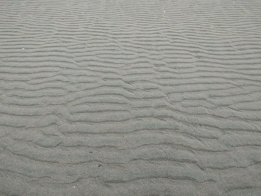 sand, structure, bank, wave, beach, mood, backgrounds, full frame HD wallpaper