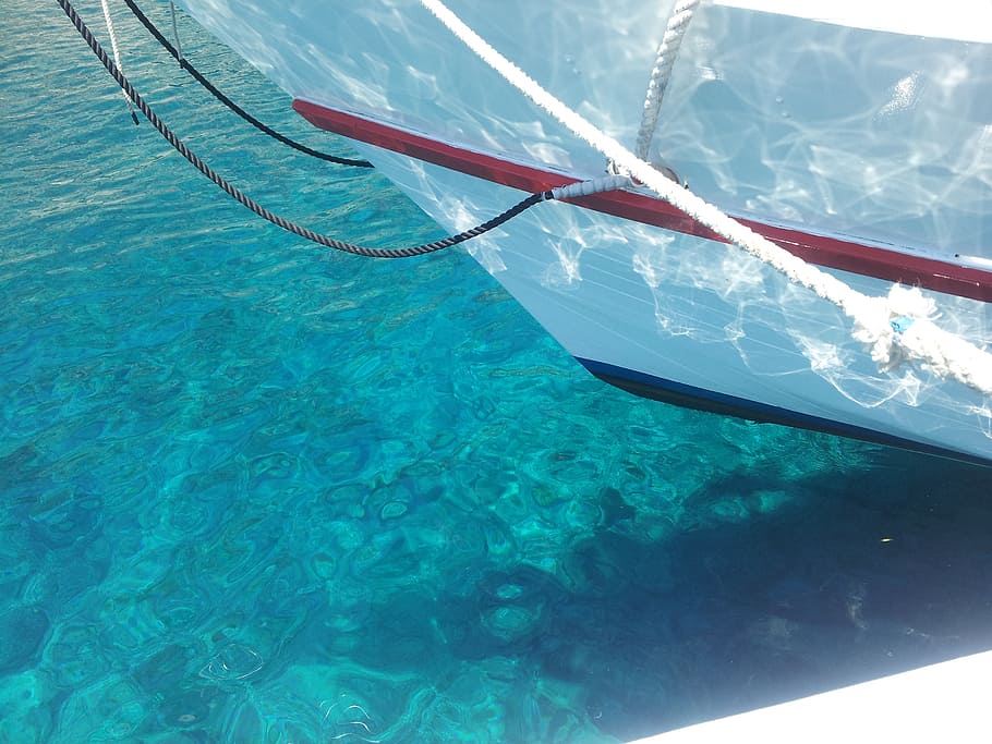 sea, summer, water, nautical vessel, blue, nature, transportation HD wallpaper