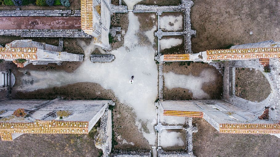aerial, view, architecture, building, people, couple, wedding HD wallpaper