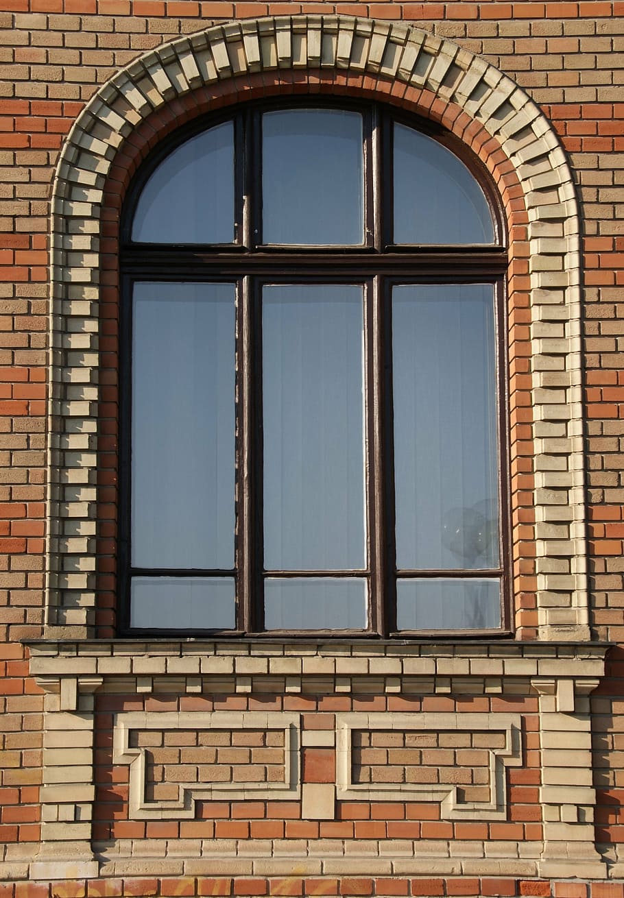 brick, architecture, window, building, brick wall, building exterior HD wallpaper