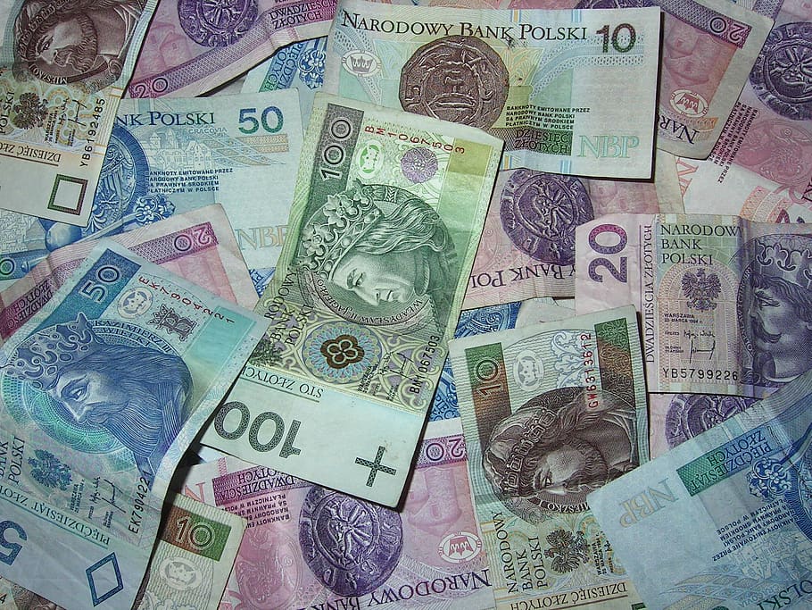 money, polish banknotes, buck, currency, savings, safe, save, HD wallpaper