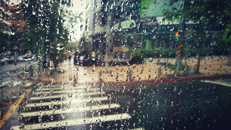 Walkway, Melancholy, rain, wet, rainy season, weather, drop HD wallpaper