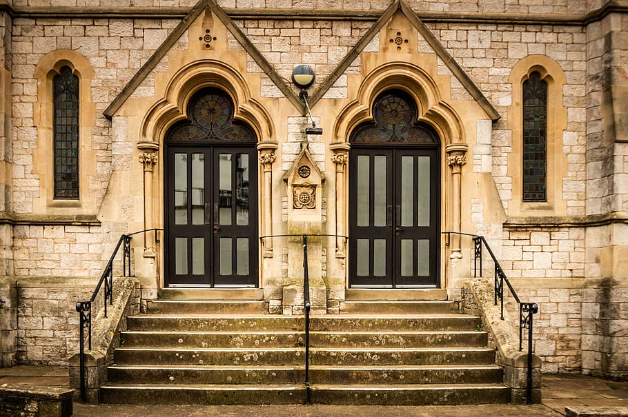 architecture, level, building, gate, built structure, building exterior HD wallpaper