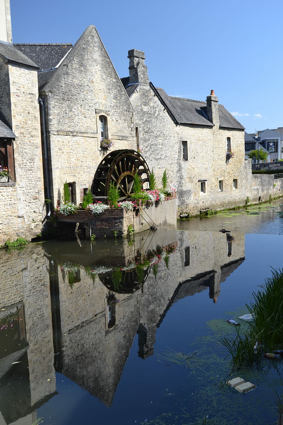 medieval, bayeux, france, old town, historic buildings, old building, HD wallpaper