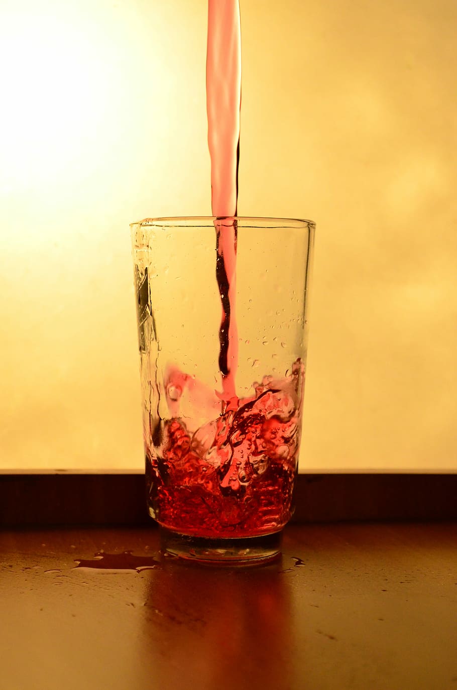 Liquid, Red, Glass, Splash, Pouring, alcohol, drink, beverage HD wallpaper