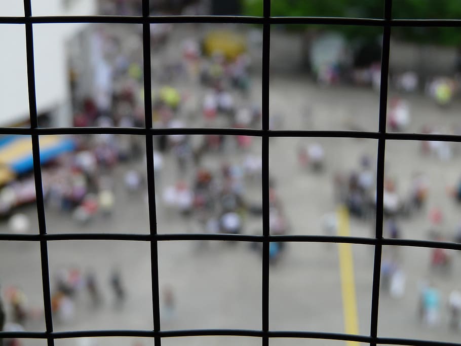 wire mesh, grid, steel grid, metal, prison, caught, imprisoned HD wallpaper
