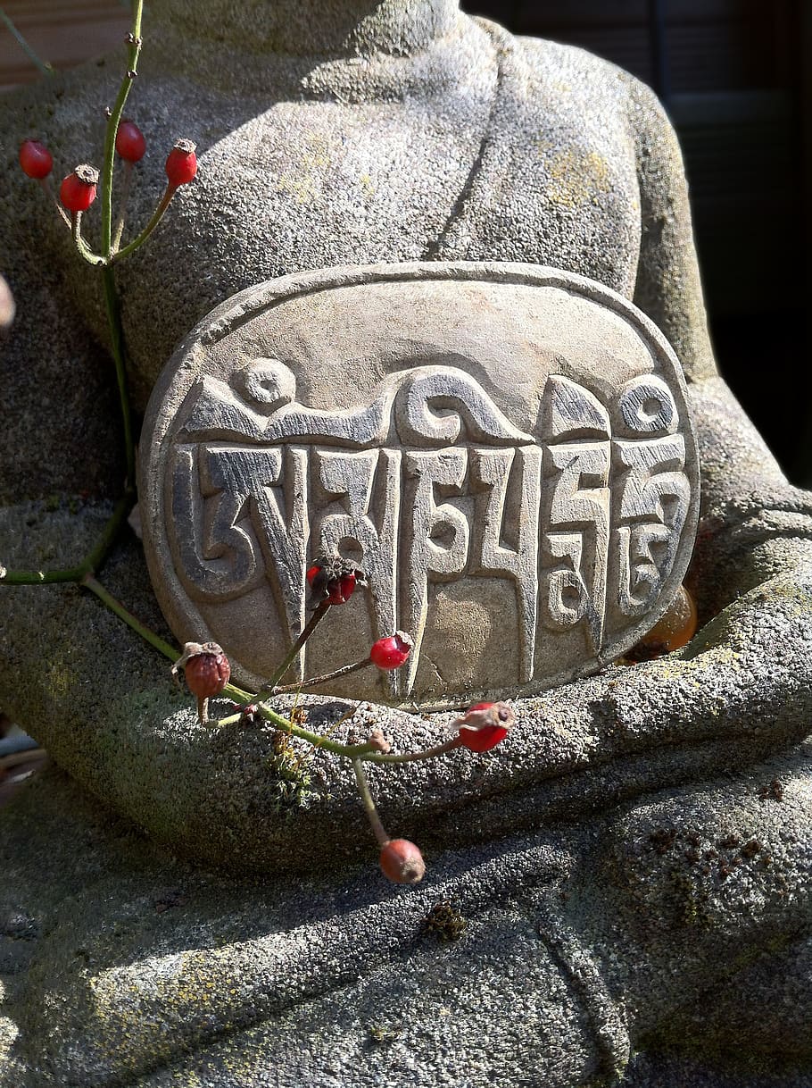buddha, buddha figure, relief, stone engraving, saying, buddhist, HD wallpaper