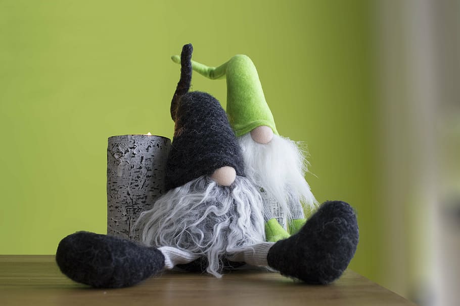 imp, dwarf, figure, green, deco, males, fabric, decoration HD wallpaper