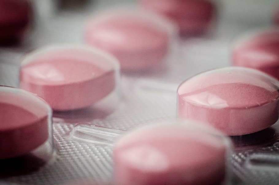 macro photography of blister pack, medications, cure, tablets HD wallpaper