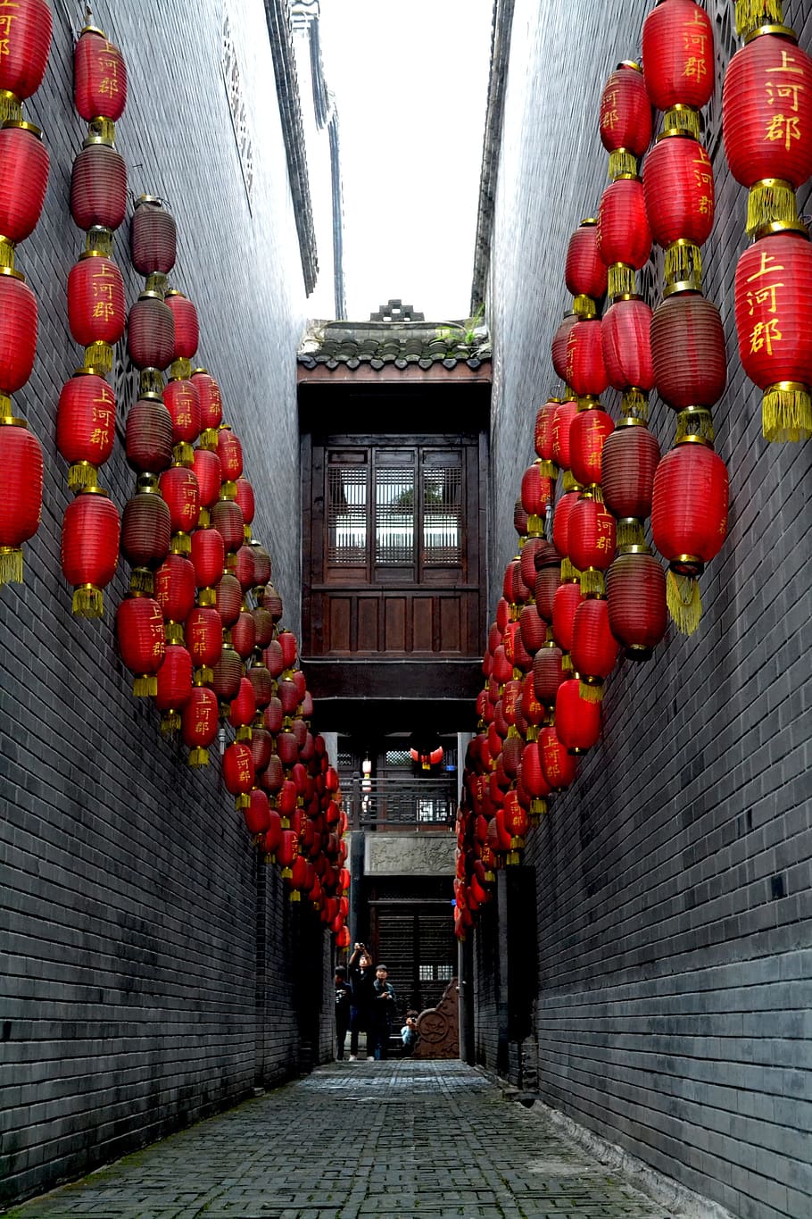 the great china, lantern, red, architecture, built structure HD wallpaper