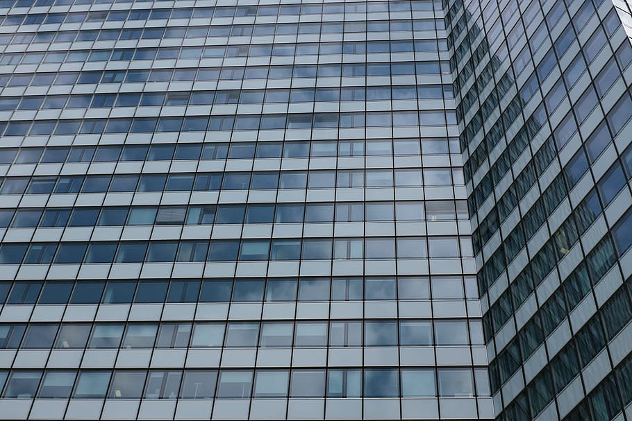 Modern business building, architecture and Cityscape, office Building HD wallpaper