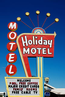 HD wallpaper: Motel, Hotel, Usa, America, united states, north america, advertisement - Wallpaper Flare