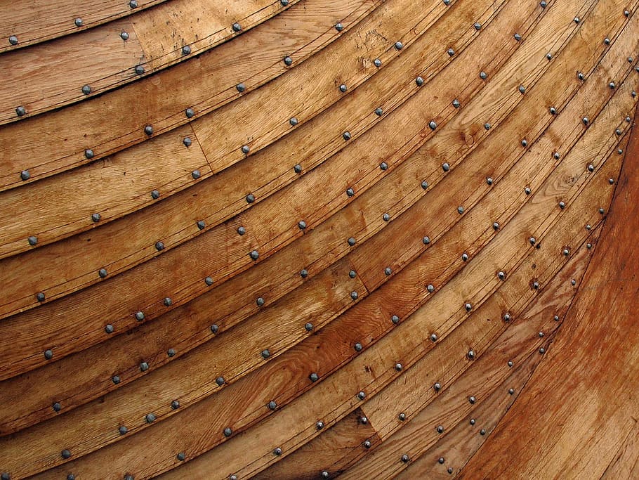 viking ship, antiquity, wooden boat, hull, planking, viking age, HD wallpaper