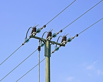 power supply, rural, medium voltage, switch, separator, connection point HD wallpaper