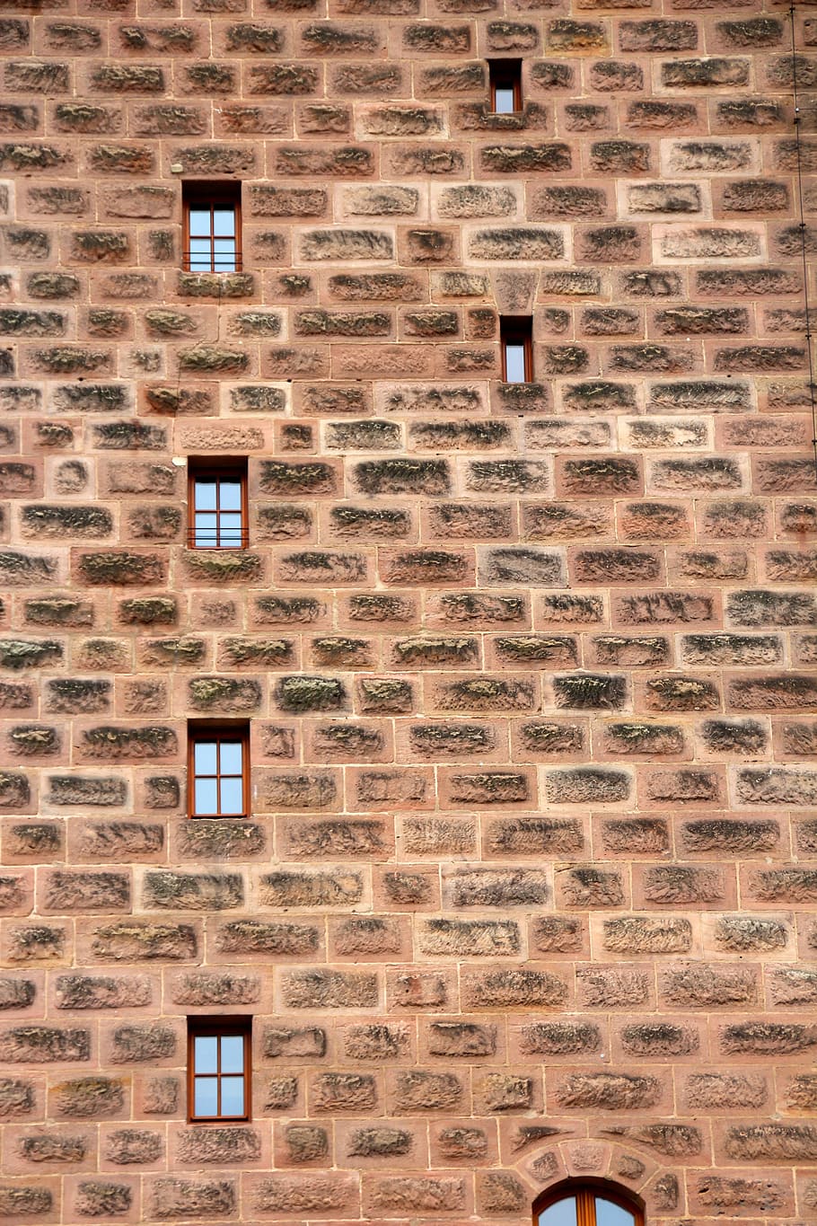 wall, window, city wall, facade, shutter, stone wall, built structure HD wallpaper