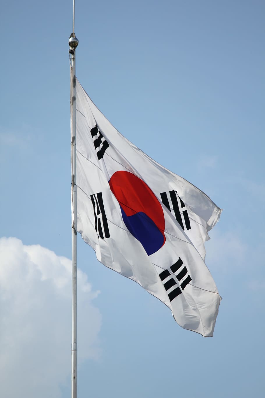 flag of Korea, Republic Of Korea, Julia Roberts, Wind, wheat fly, HD wallpaper