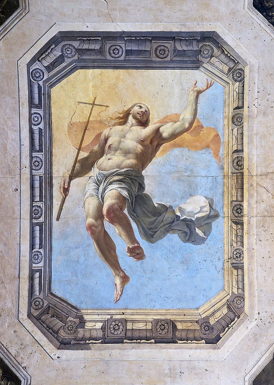 photo of religious painted concrete during daytime, Christ, Resurrection