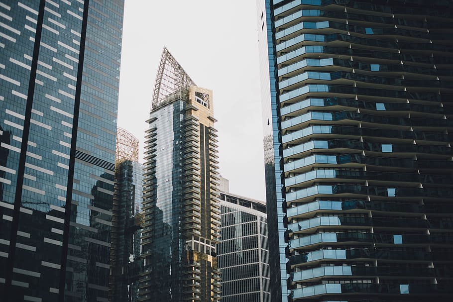 architecture, buildings, infrastructure, sky, city, tower, skyline HD wallpaper