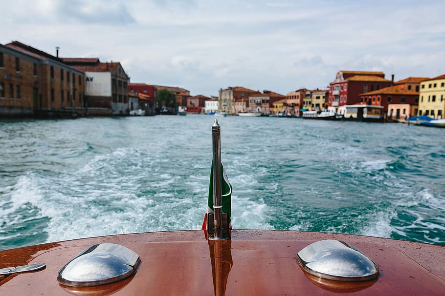From the boat on my way to the Islands of Murano, water, travel