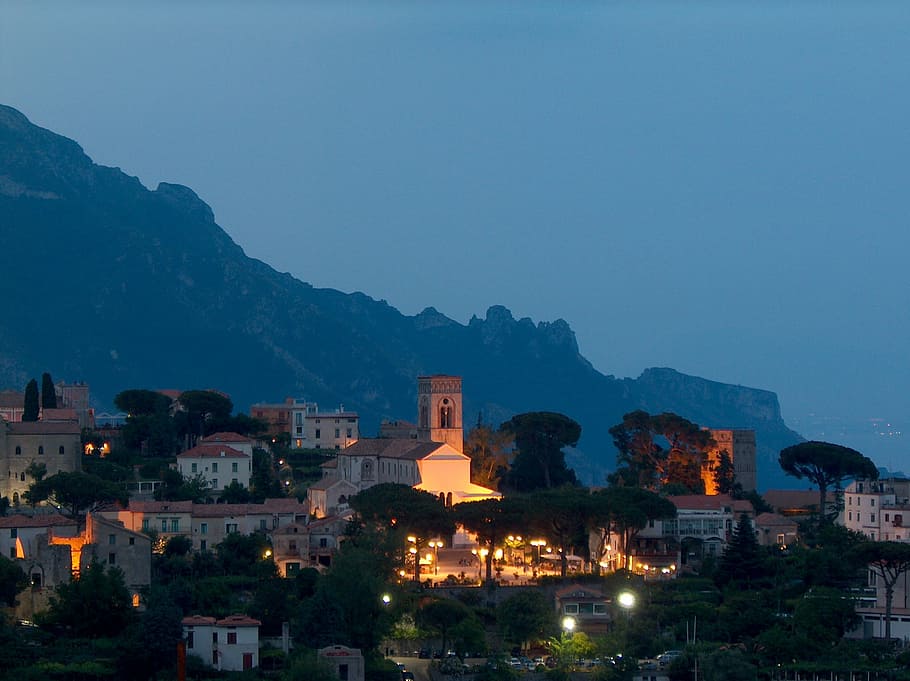 ravello, amalfitana, italy, romantic, coast, mediterranean HD wallpaper