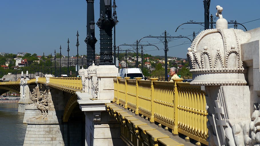 margithíd, budapest, danube, built structure, architecture HD wallpaper